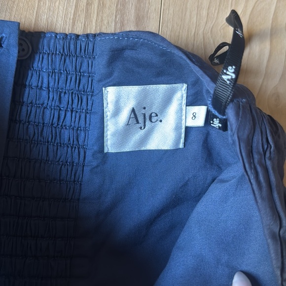 AJE. Violette ruched gathered cotton maxi skirt - Picture 4 of 5